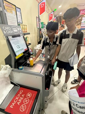 2 students doing their own purchasing